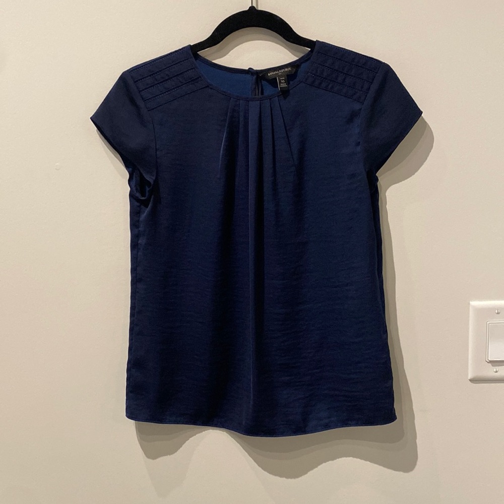 Navy blouse